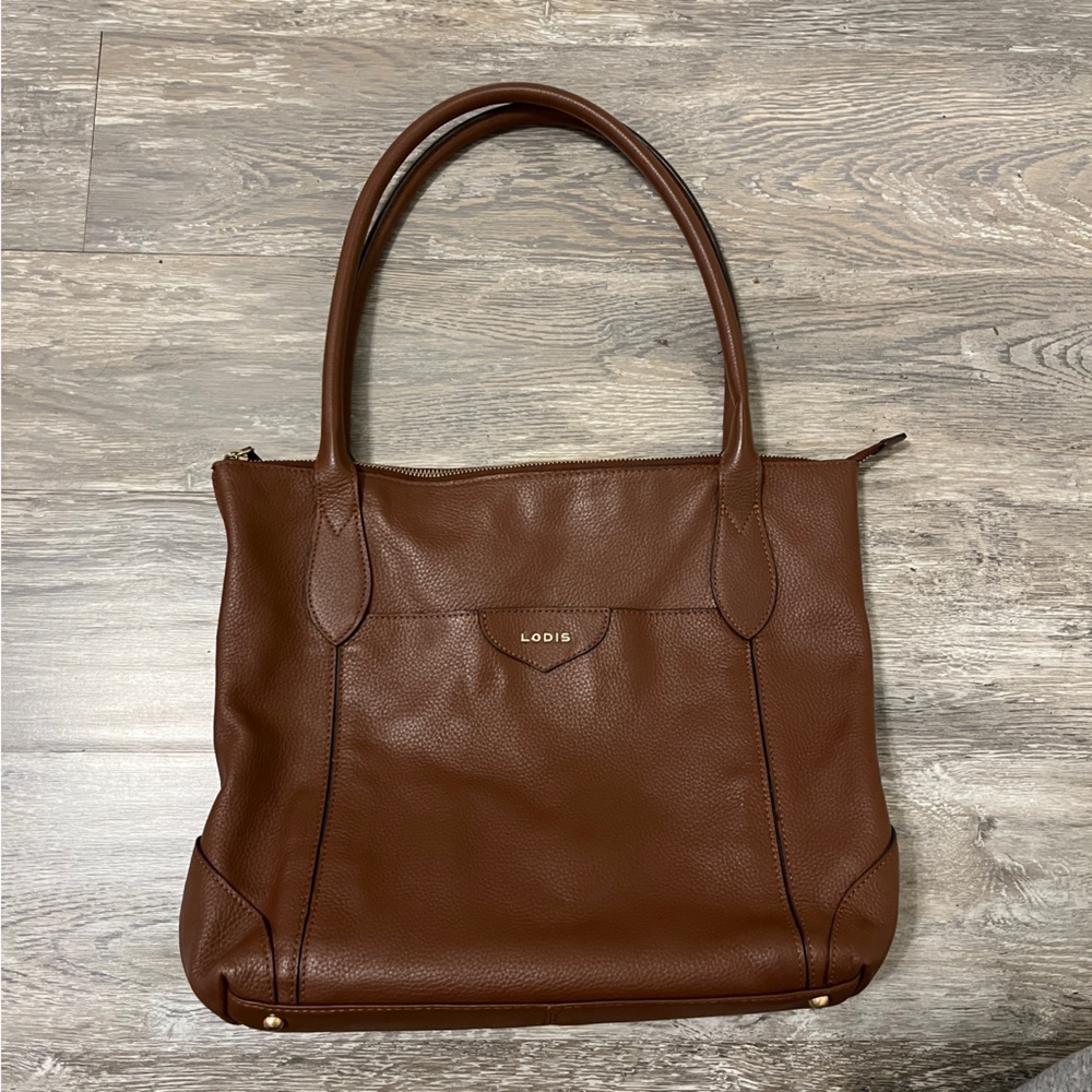 Lodis Siera leather tote